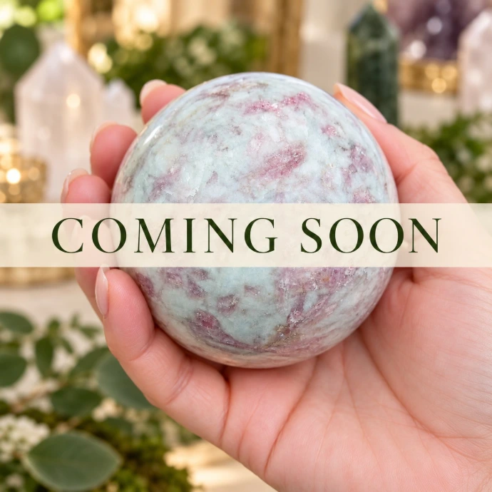 Pink Amethyst Crystal Sphere