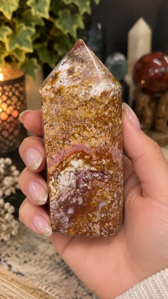Madagascan Ocean Jasper Tower