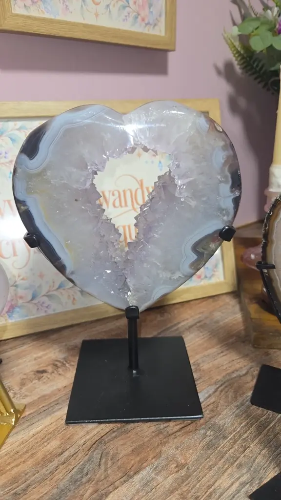 Pink Amethyst Heart Portal