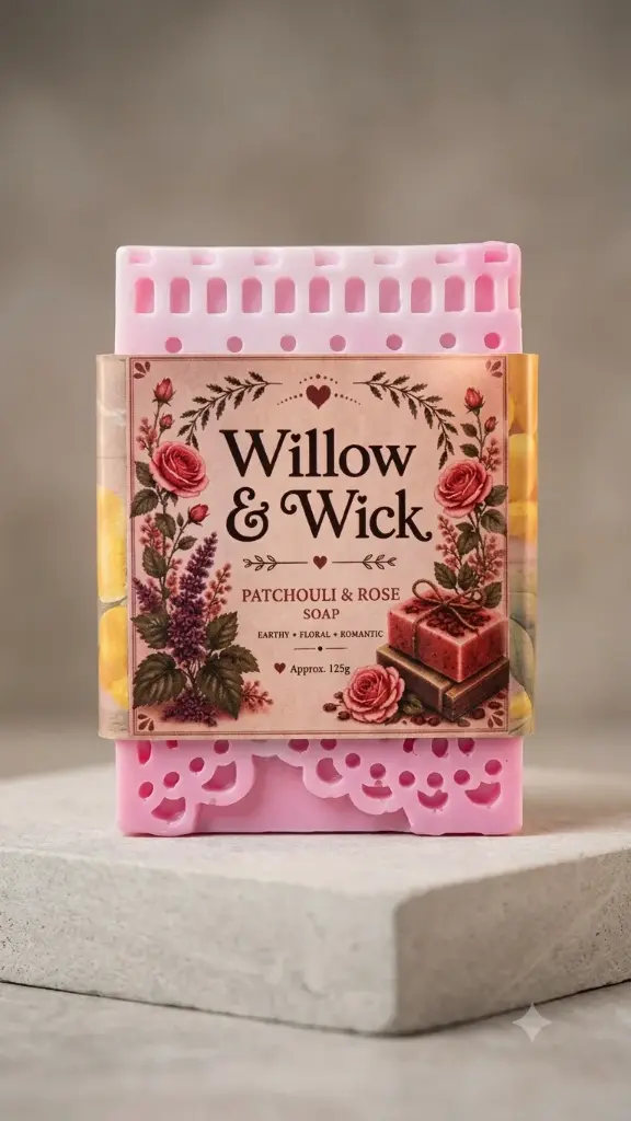 Patchouli Rose Handmade Soap