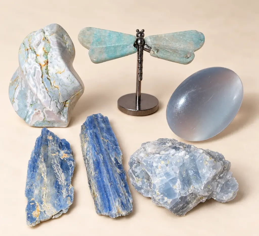 💙 Into the Blue – Curated Crystal Collection