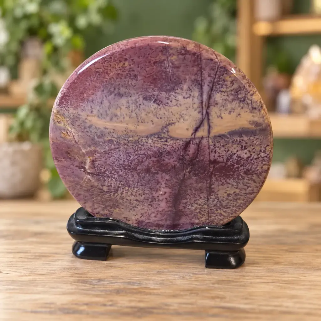 Picture Jasper Slab on Stand