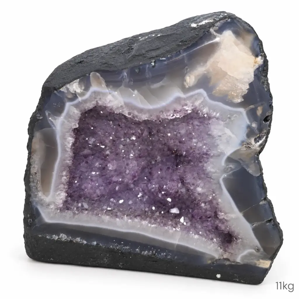 Brazilian Amethyst Cave with Agate Banding – 11kg