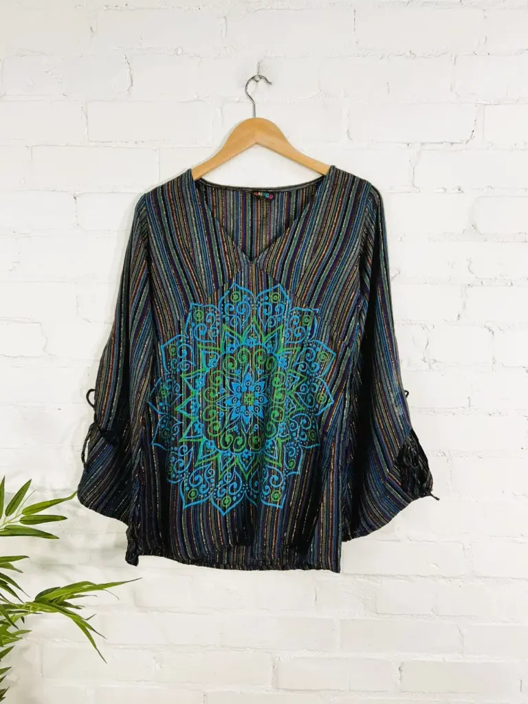 Long Sleeve Top - Blue