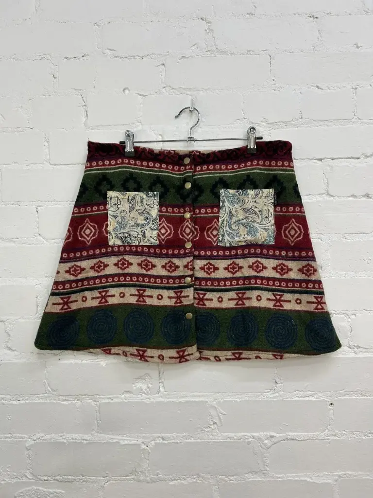 Mini Blanket Skirt